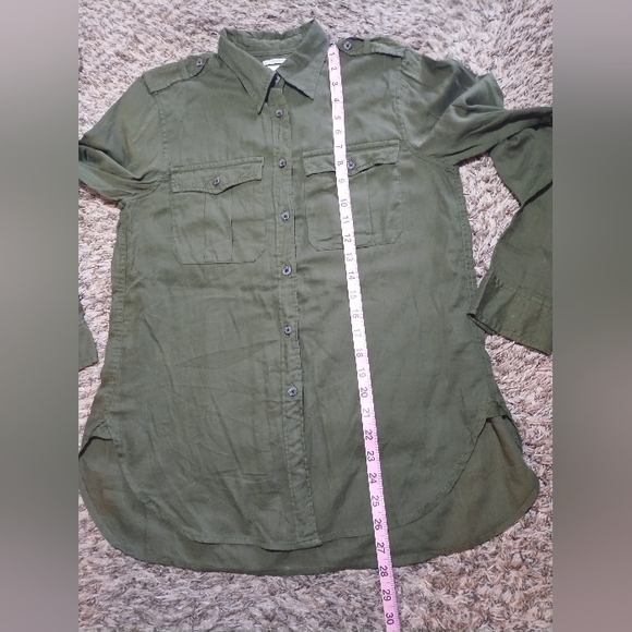 Ralph Lauren Denim & Supply Top RL Expedition Roll Tab Cotton Button Down - Picture 3 of 15